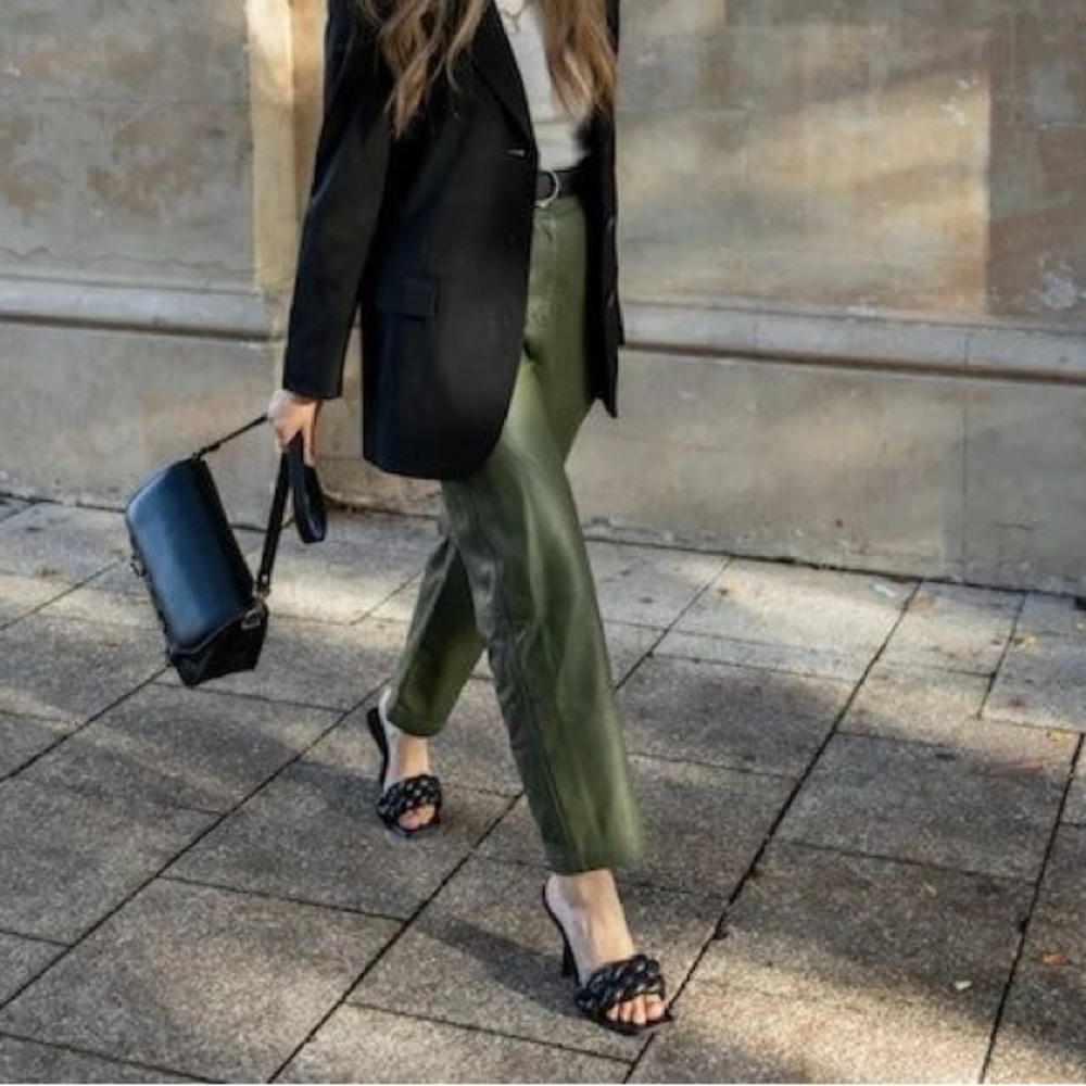 Abercrombie & Fitch Olive Green Vintage 90s Trousers 34x30